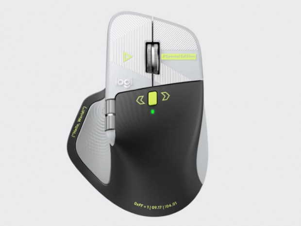「Hello, World」を刻んだ開発者仕様、Logitech「MX Master 4 Developer Edition」