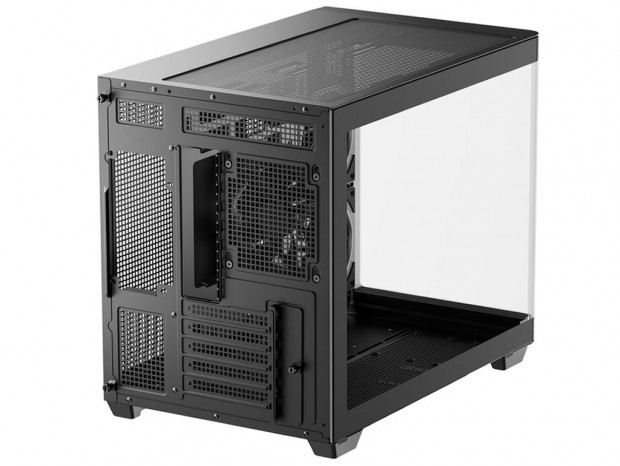 継ぎ目のない曲面ガラスで内部を一望、DeepCoolのパノラマPCケース「CG330U 3F」