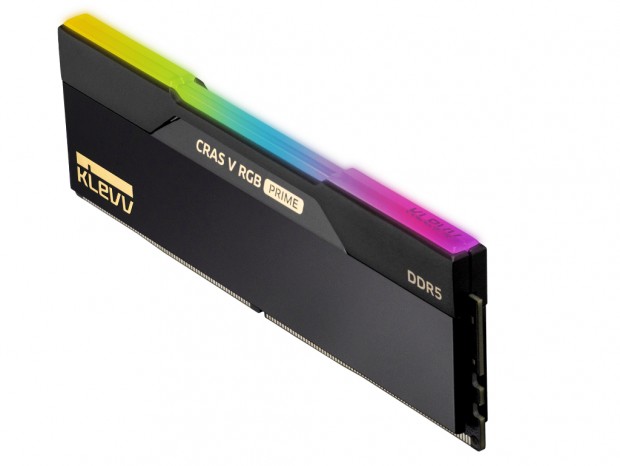 KLEVV、低レイテンシ駆動のオーバークロックDDR5メモリ「CRAS V RGB PRIME DDR5」
