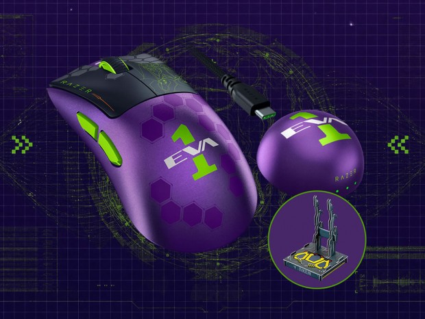 「Razer DeathAdder V4 Pro | EVANGELION（EVA-01）」