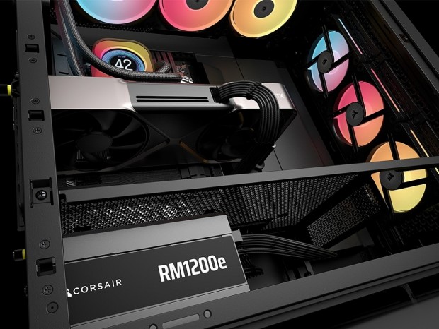 CORSAIR、過電流保護付き12V-2×6コネクタ搭載電源「RM1200e 2nd Gen」シリーズ発売